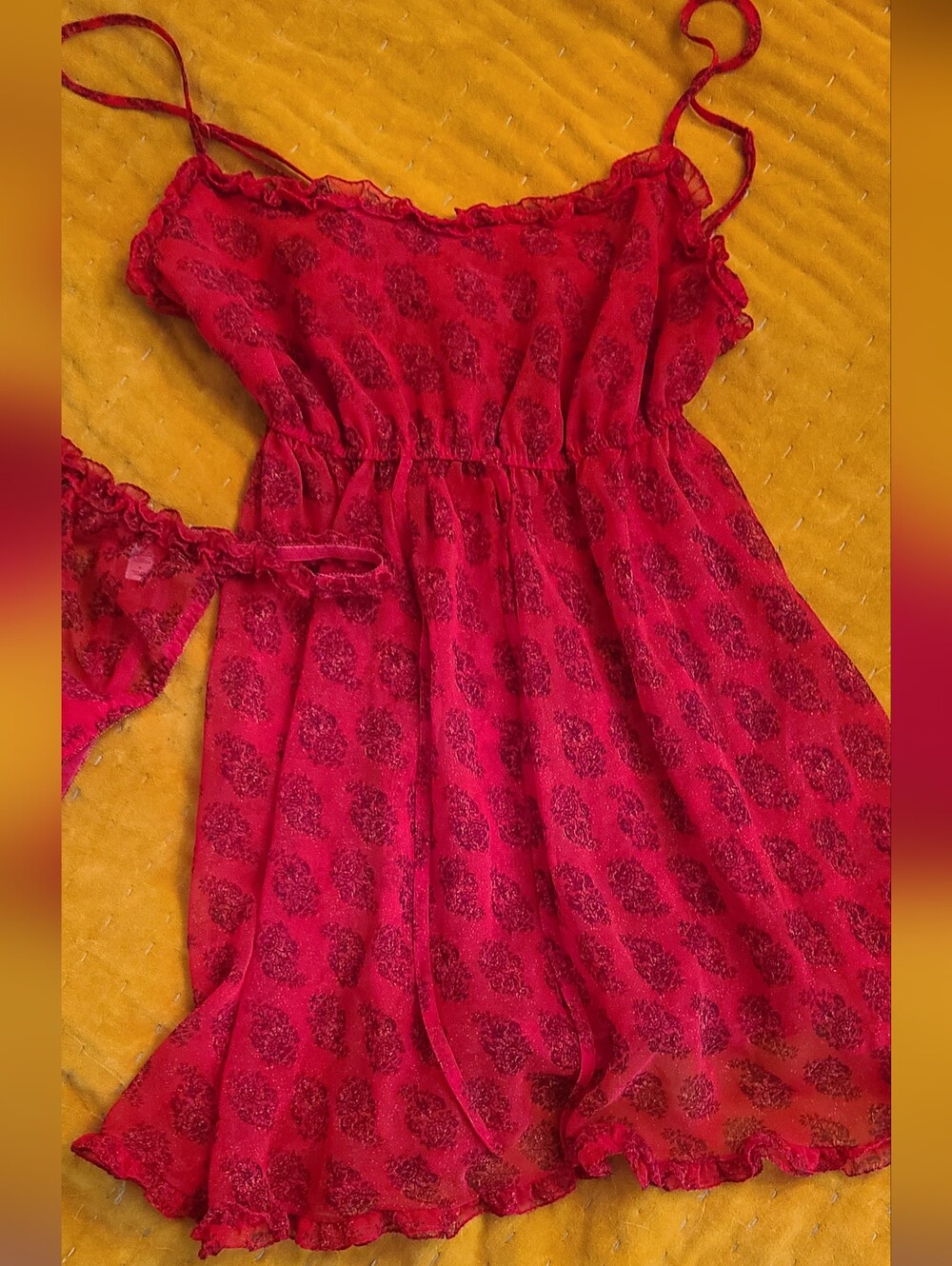 Victoria's Secret Chemise (M) And G-string(S)
